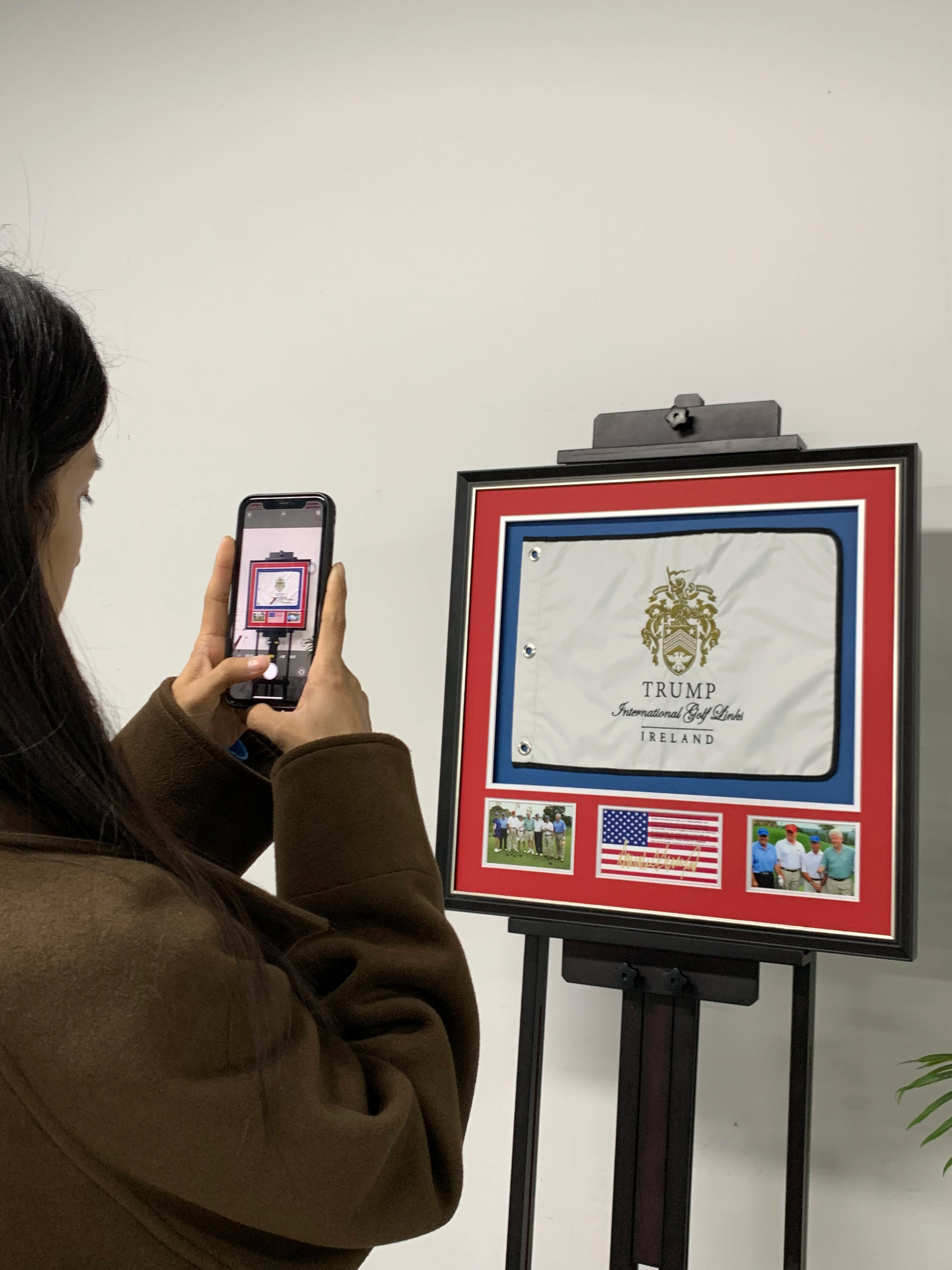 golf flag Custom Framing 000232