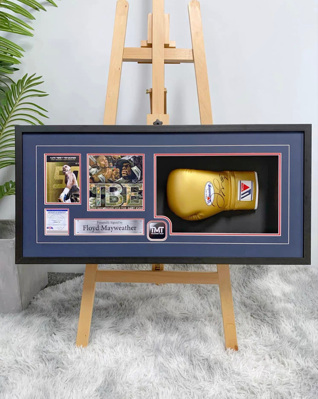 Floyd Mayweather Sentimental Item with Personalized Custom Design Framed 000122