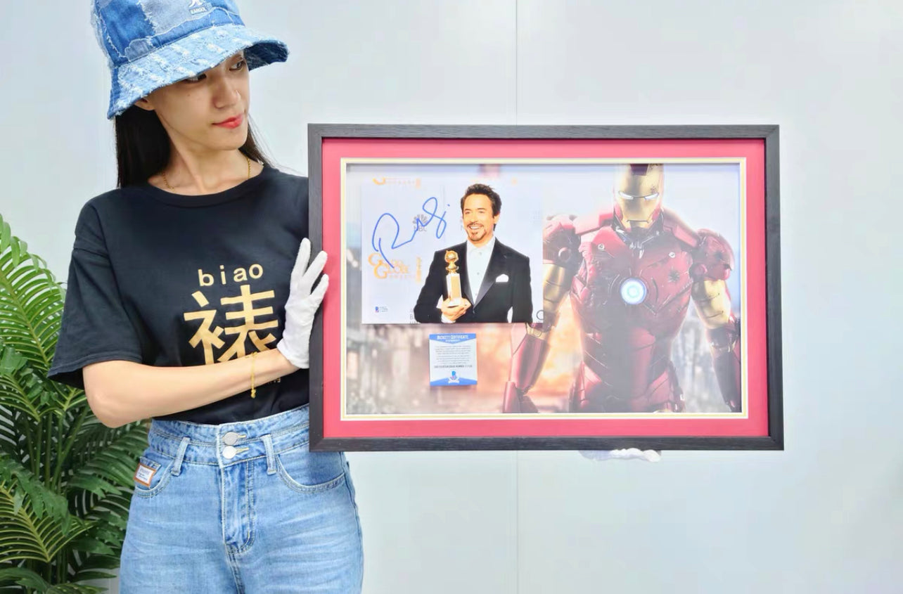 Iron Man Sentimental Item with Personalized Custom Design Framed 000120