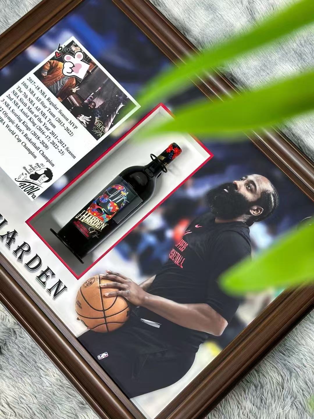 Houston Rockets James Harden Sentimental Item with Personalized Custom Design Framed00007