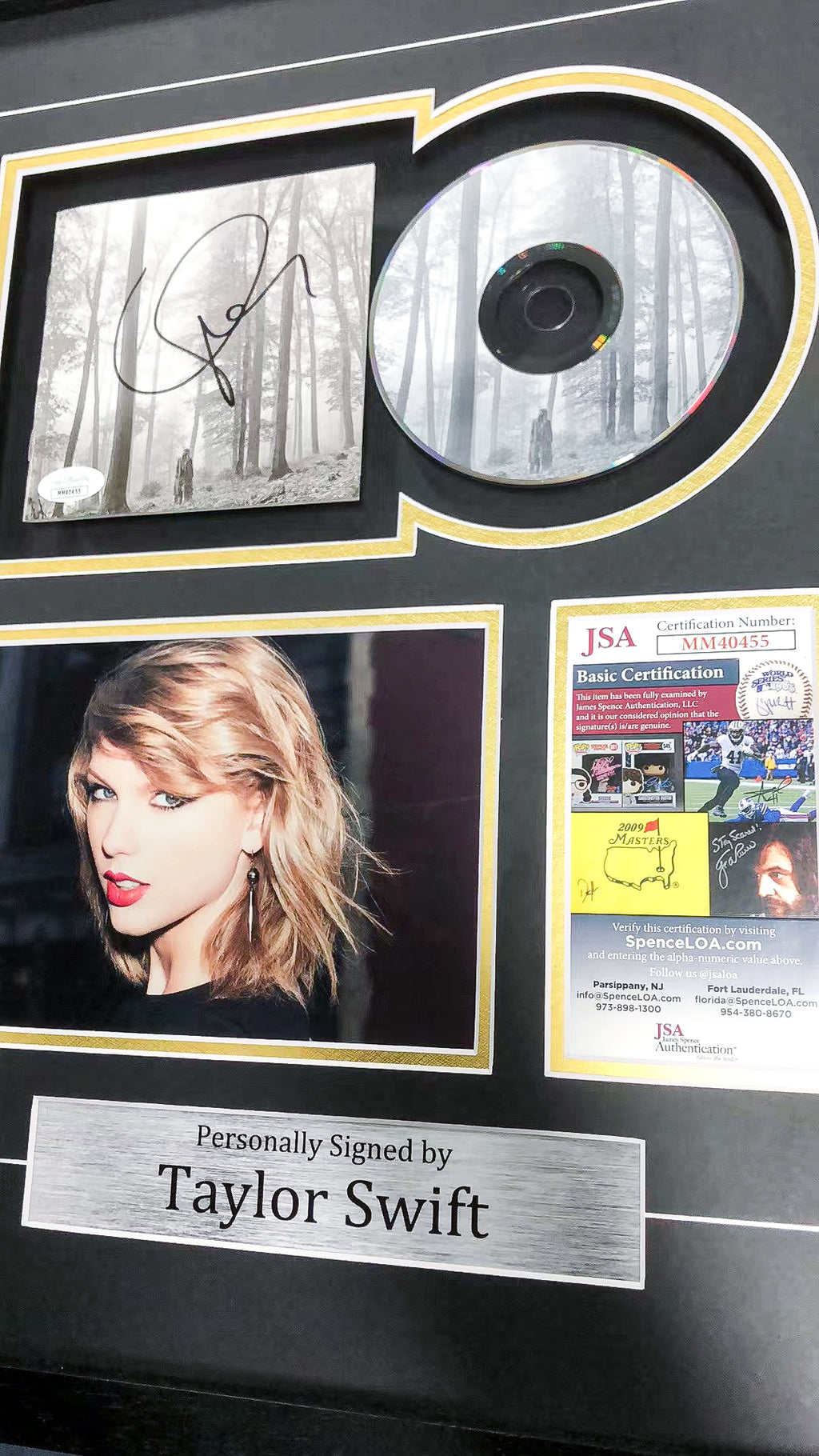 Taylor Swift vinyl records custom framing 000231