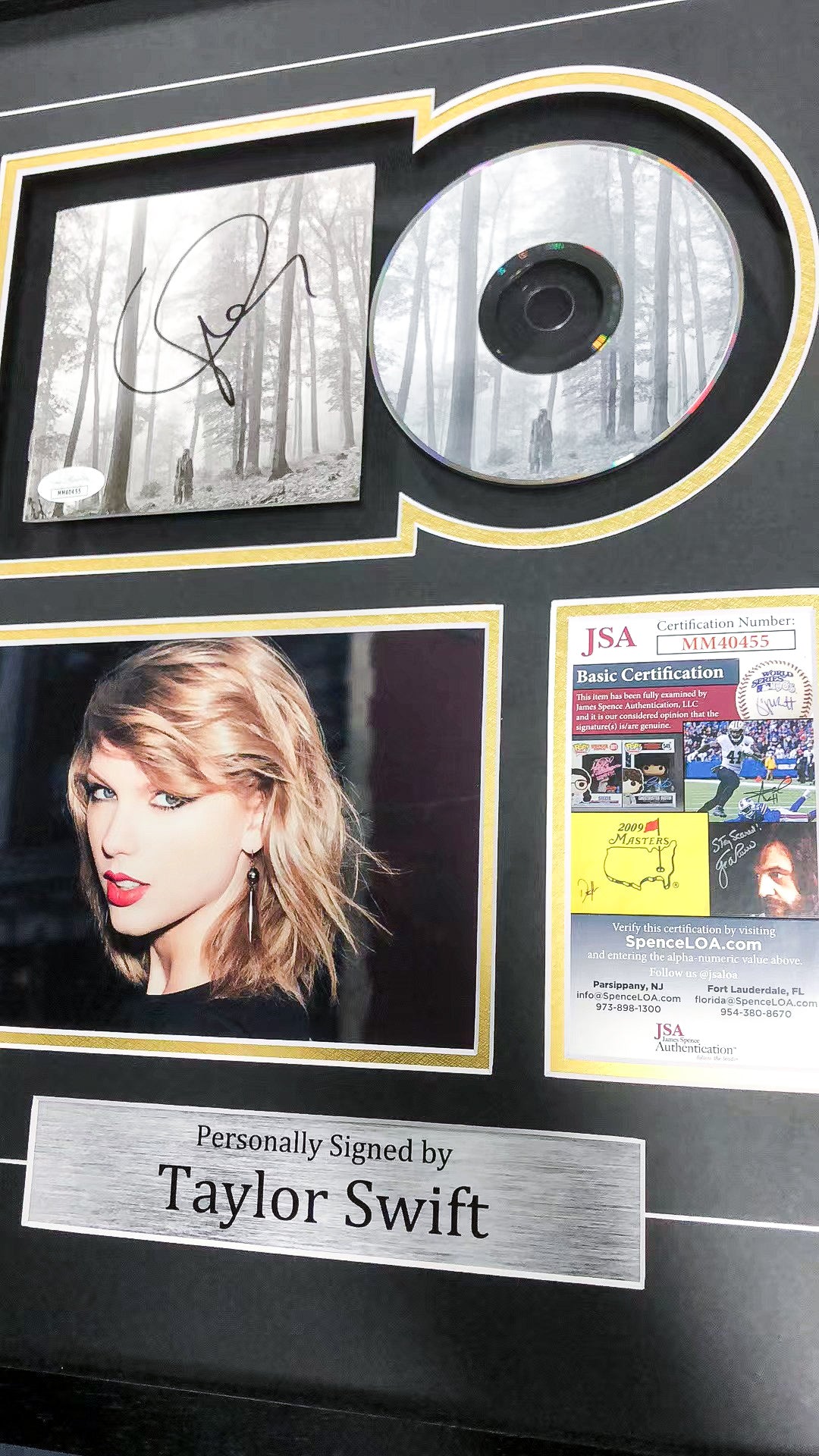 Taylor Swift vinyl records custom framing 000231