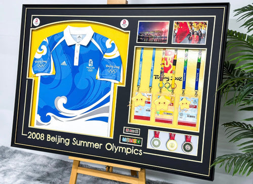 2008 Olympic Sentimental Item with Personalized Custom Design Framed 00082