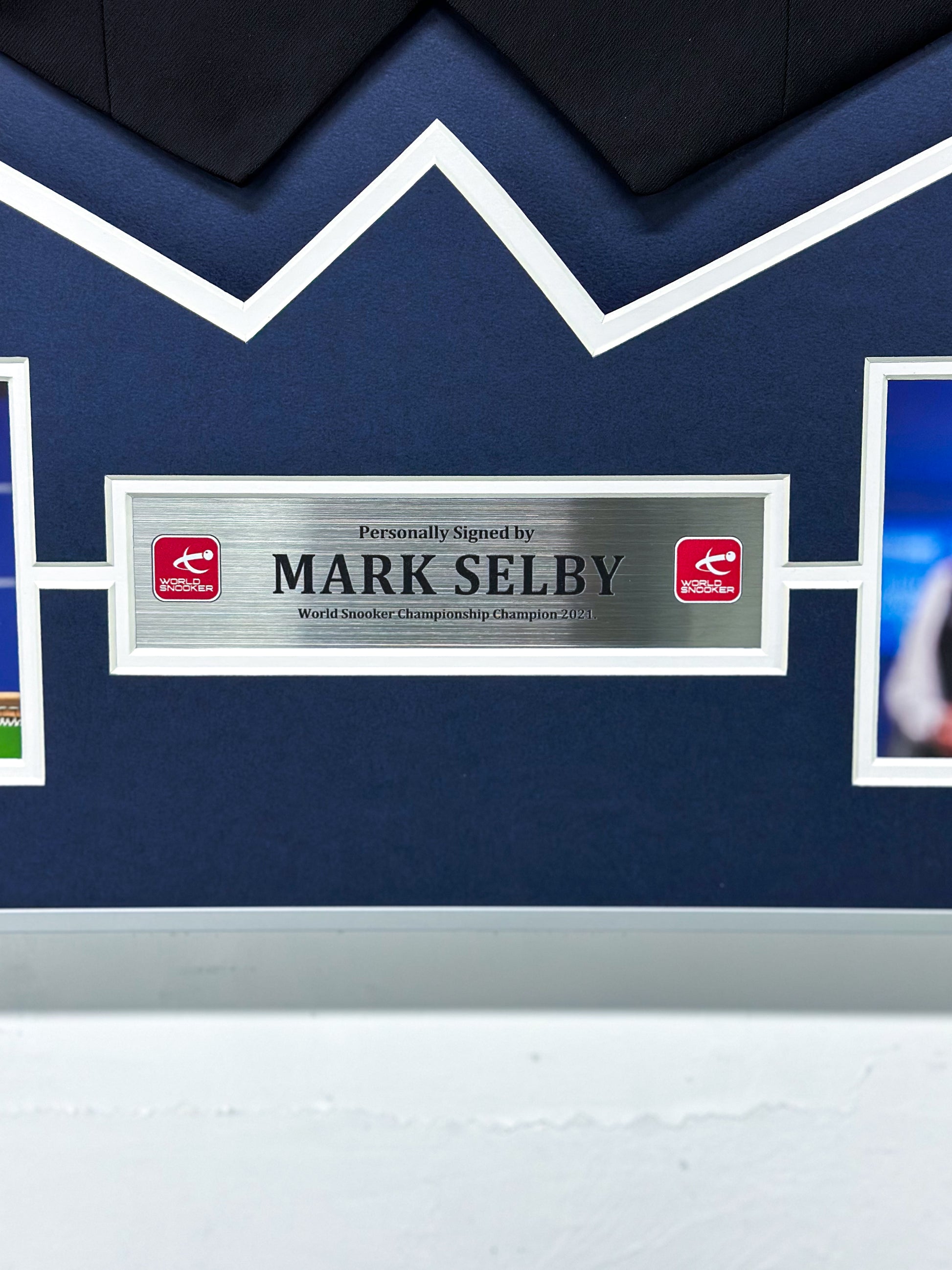 Mark Selby Waistcoat Custom Framing  000249