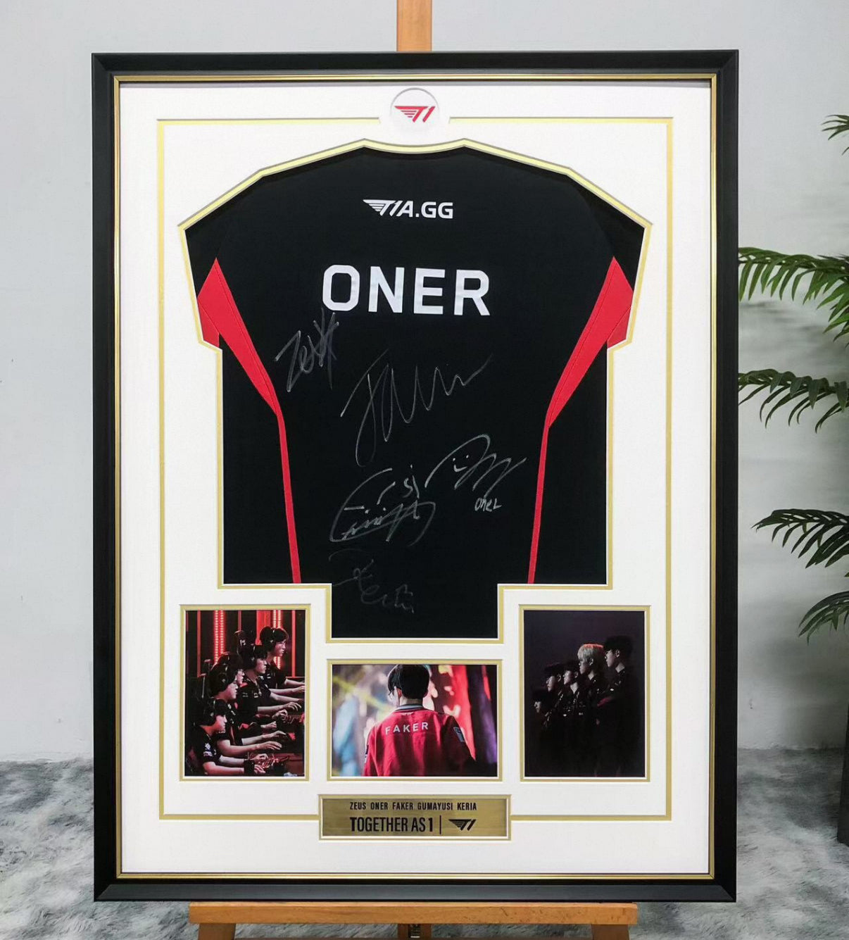 T-shirt Sentimental Item with Personalized Custom Design Framed 000167