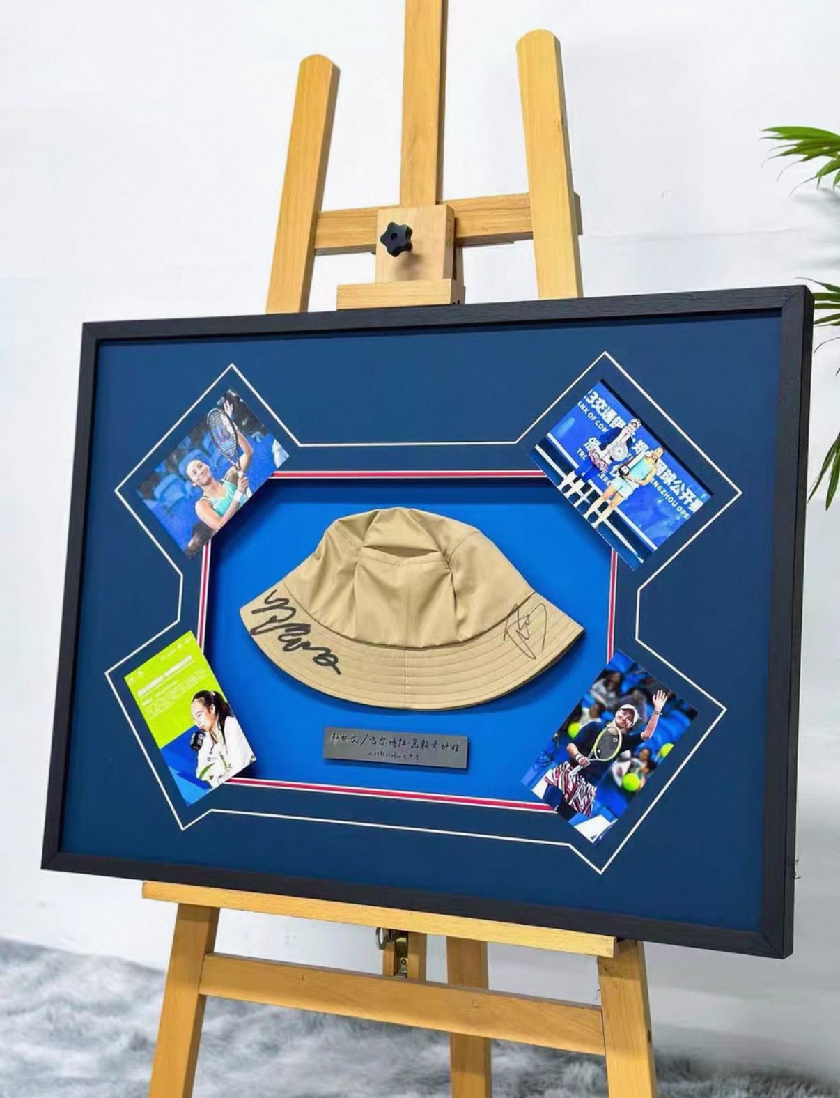 Custom Framing for Hat 000162