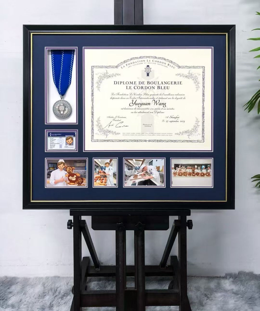 Certificate custom framing 000197