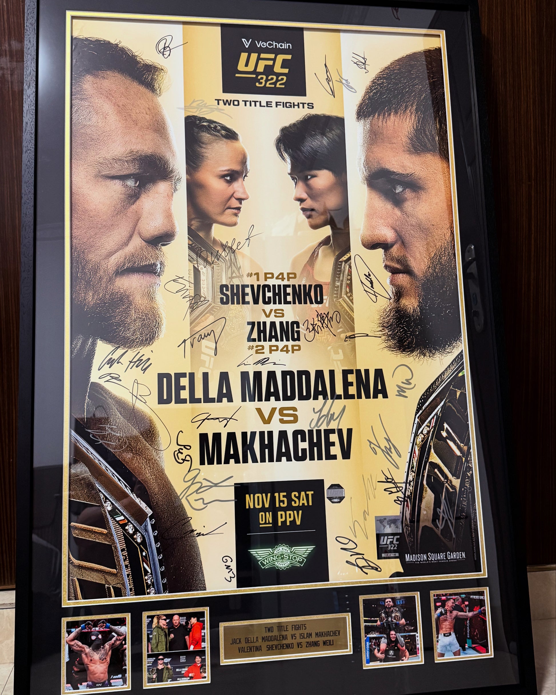 UFC Poster Custom Framing 00093