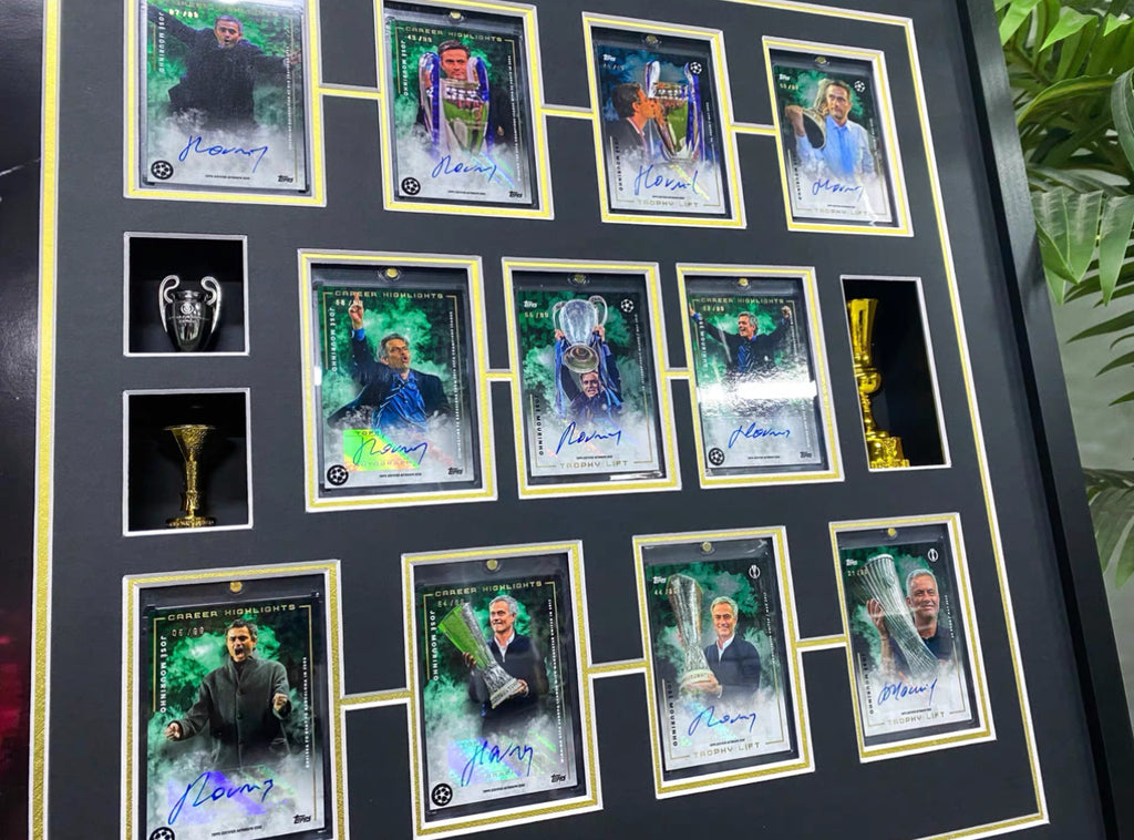 José Mourinho player card Trading Card with Personalized Custom Design Framed00002