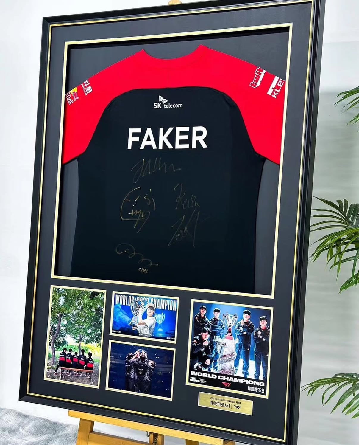 T-shirt FAKER Sentimental Item with Personalized Custom Design Framed 00111