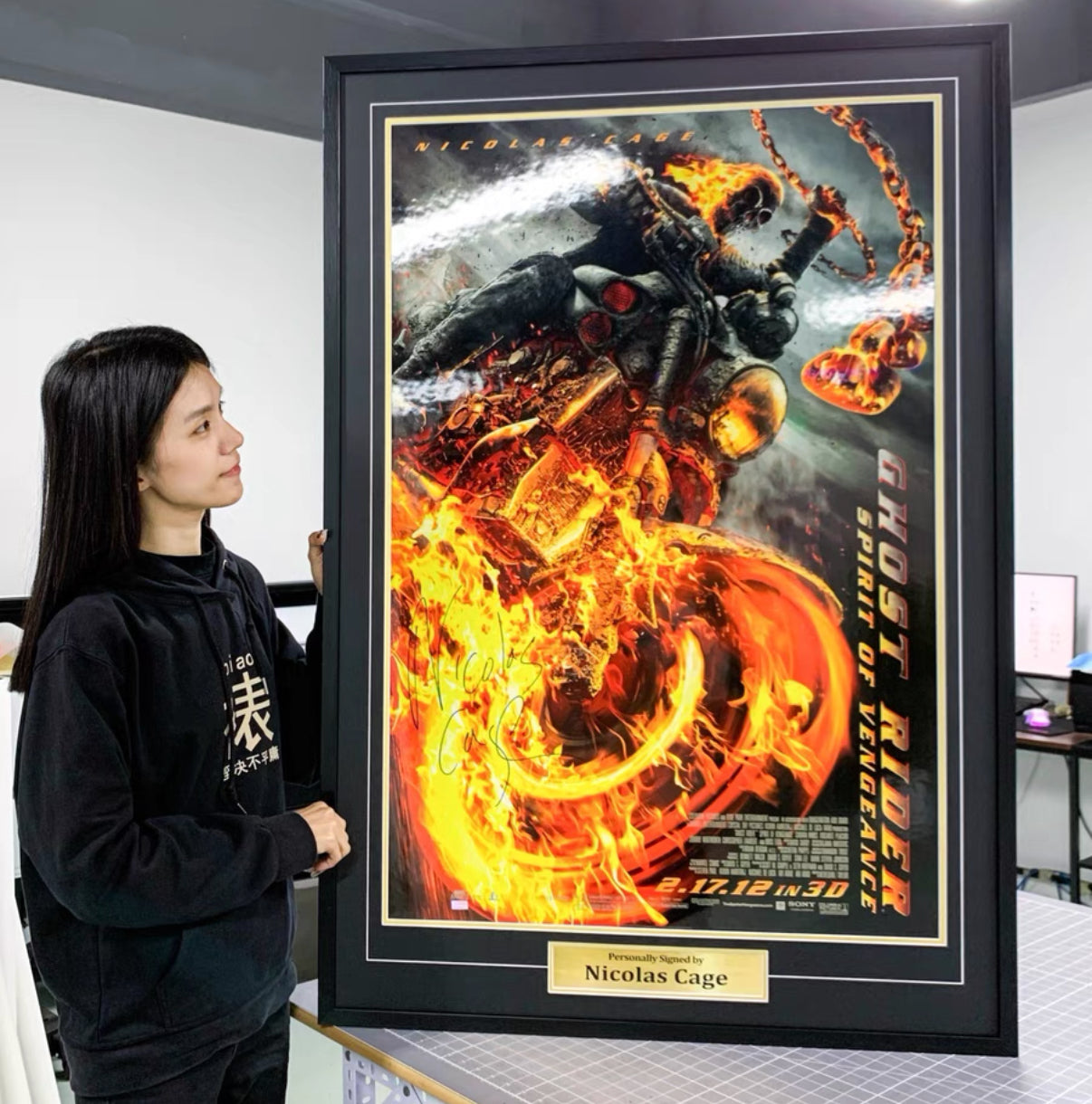 Poster with Personalized Custom Design Framed 00001