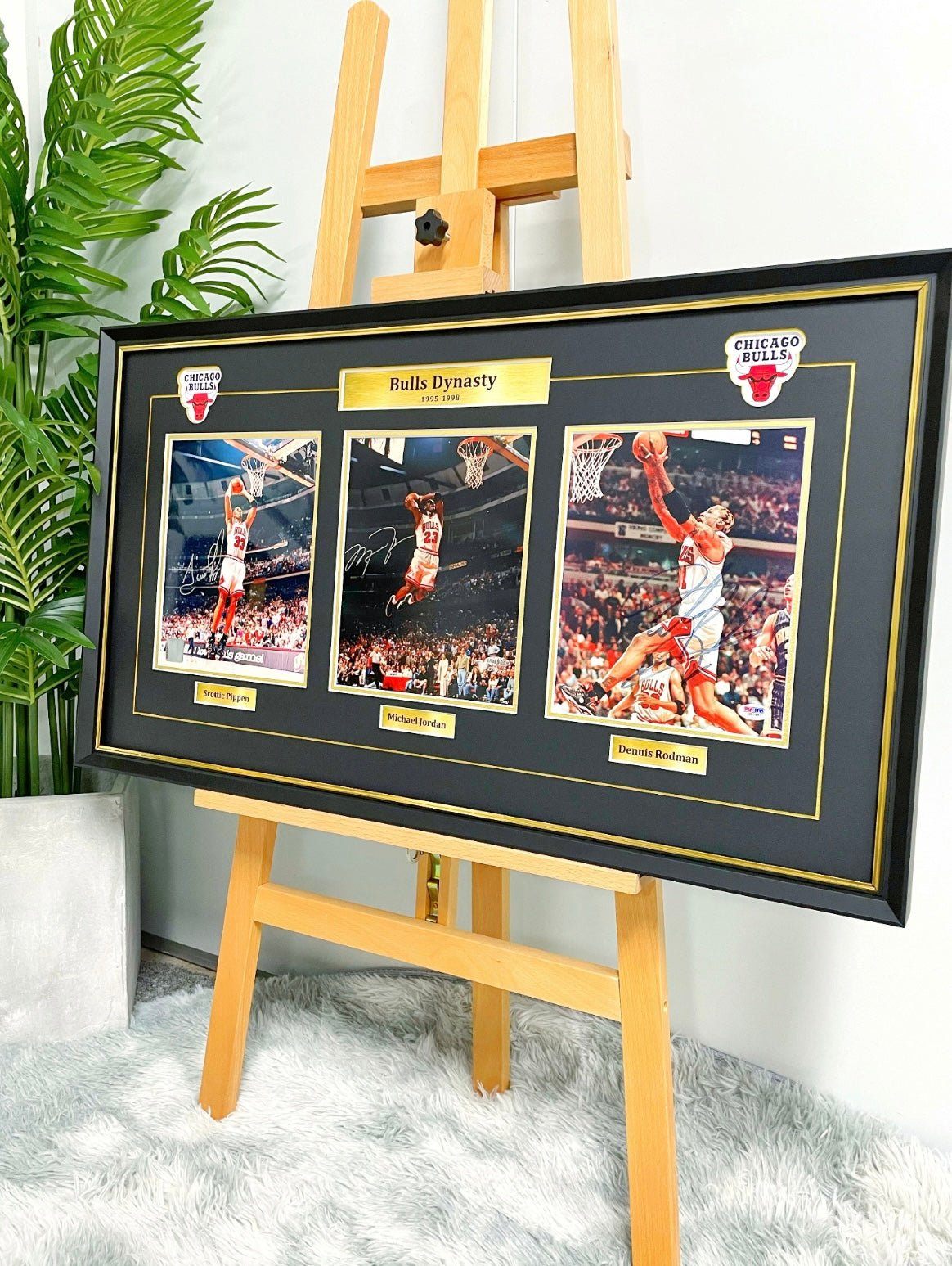 Michael Jordan Poster with Personalized Custom Design Framed 000064