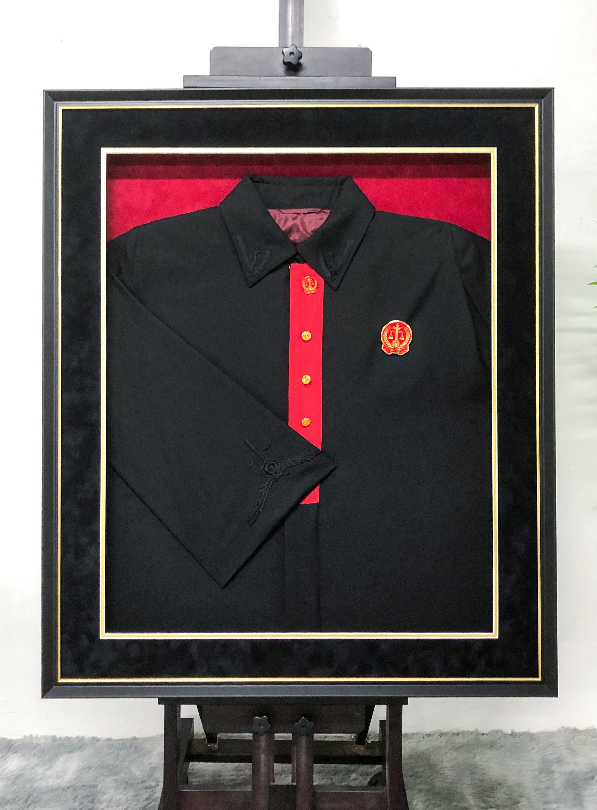 Judge's robes  with Personalized Custom Design Framed 00053