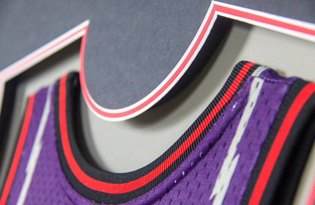 Toronto Raptors Tracy McGrady Autographed Jersey with Personalized Custom Design Framed 000016