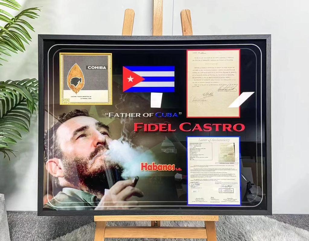 Fidel Castro Custom Framing 000226
