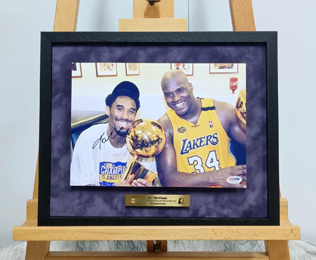 Kobe Bryant Poster with Personalized Custom Design Framed 000058