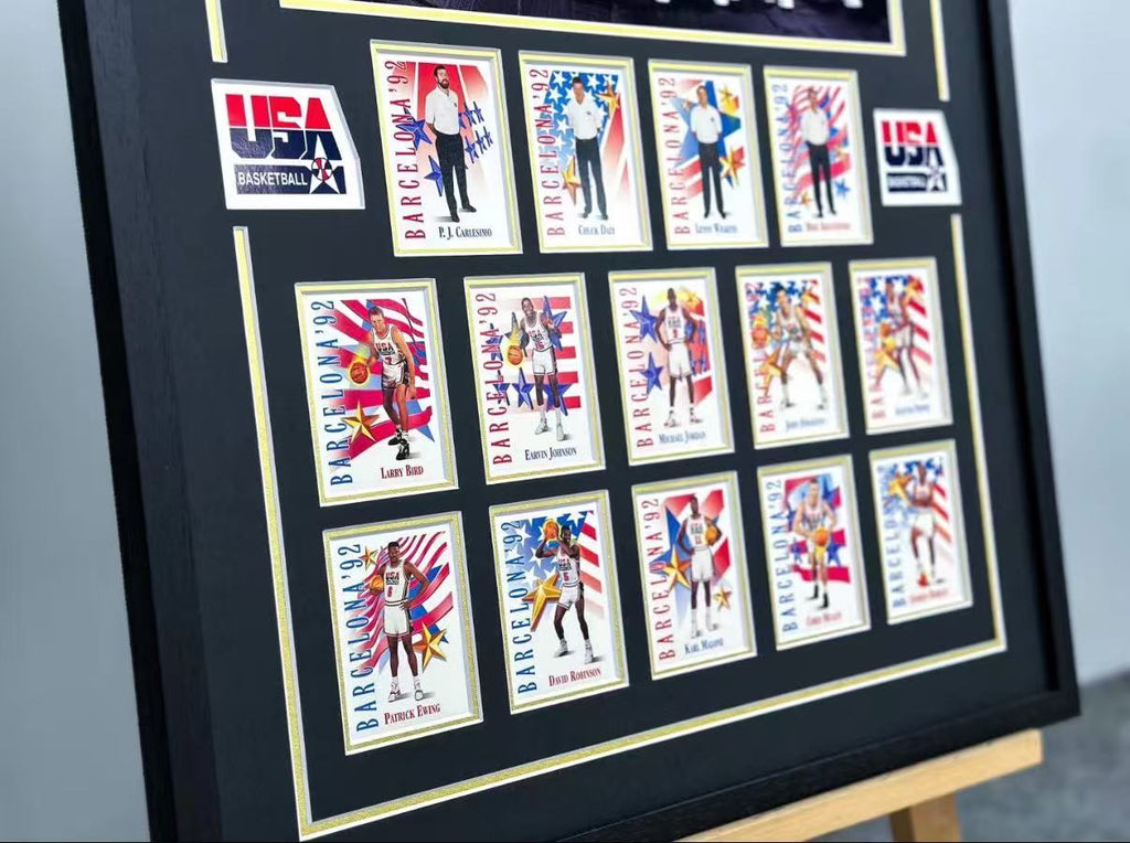 USA DREAM TEAM player card Trading Card with Personalized Custom Design Framed 00001