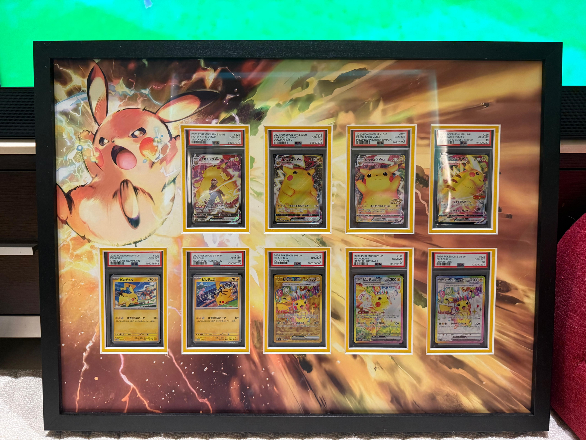 Pokémon Trading Card Personalized Custom Framing 000052