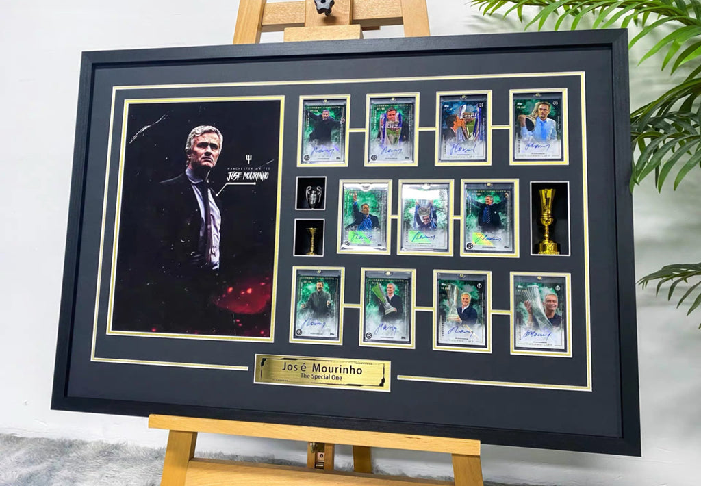 José Mourinho player card Trading Card with Personalized Custom Design Framed00002