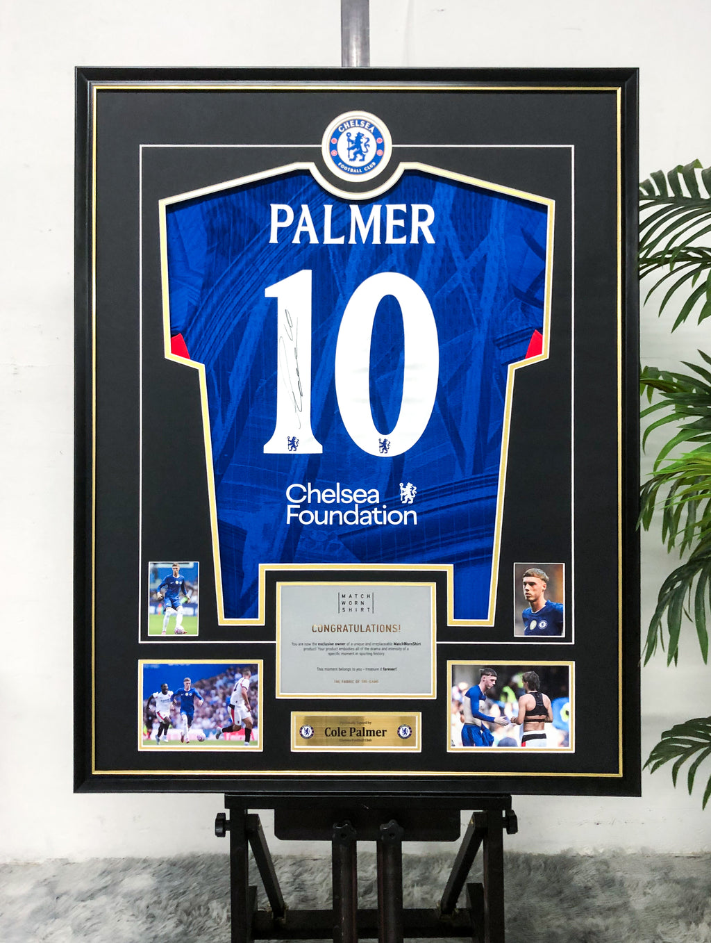 Cole Palmer Chelsea Football Club Jersey Framing  00023