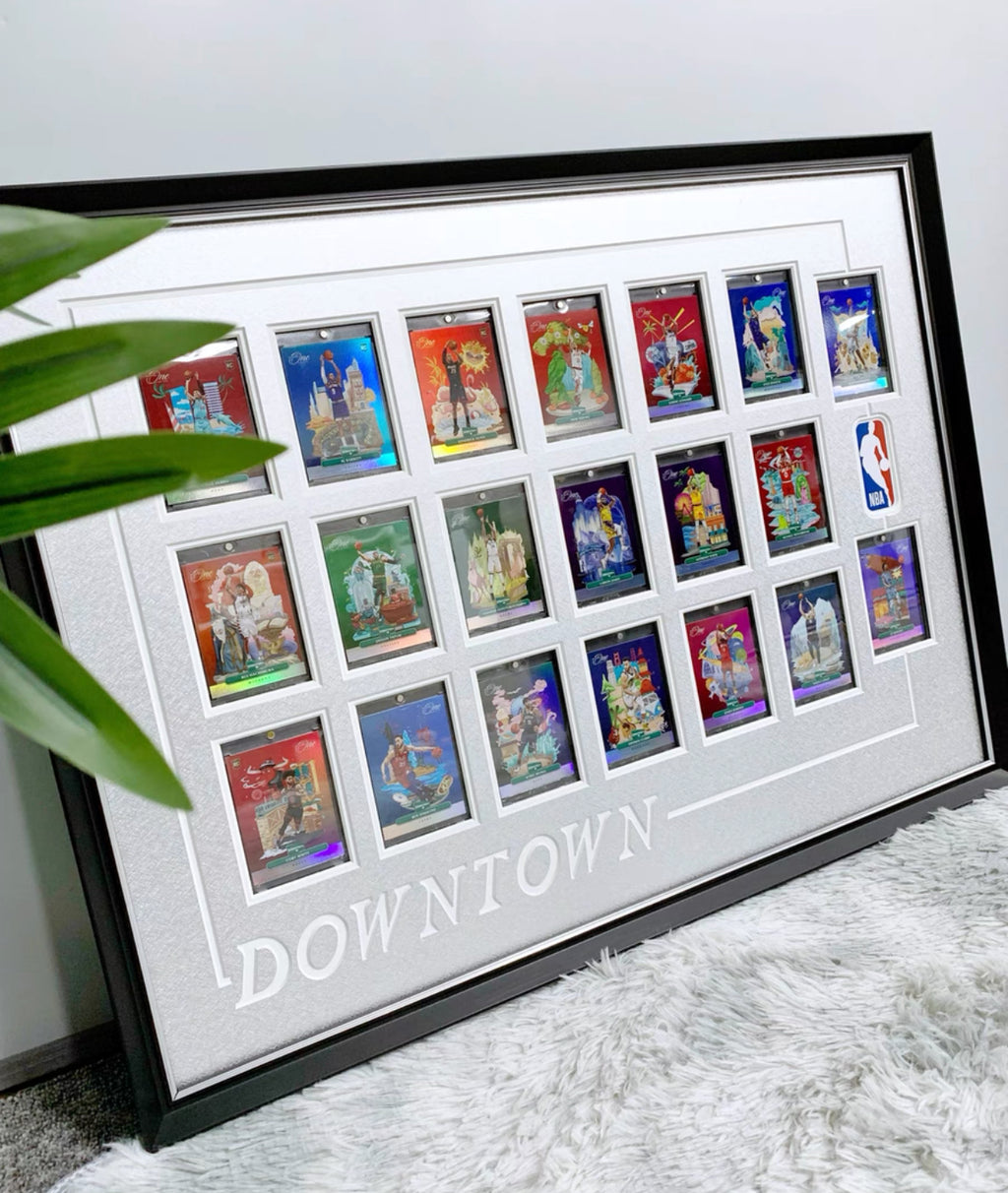 NBA Trading Card with Personalized Custom Design Framed00008