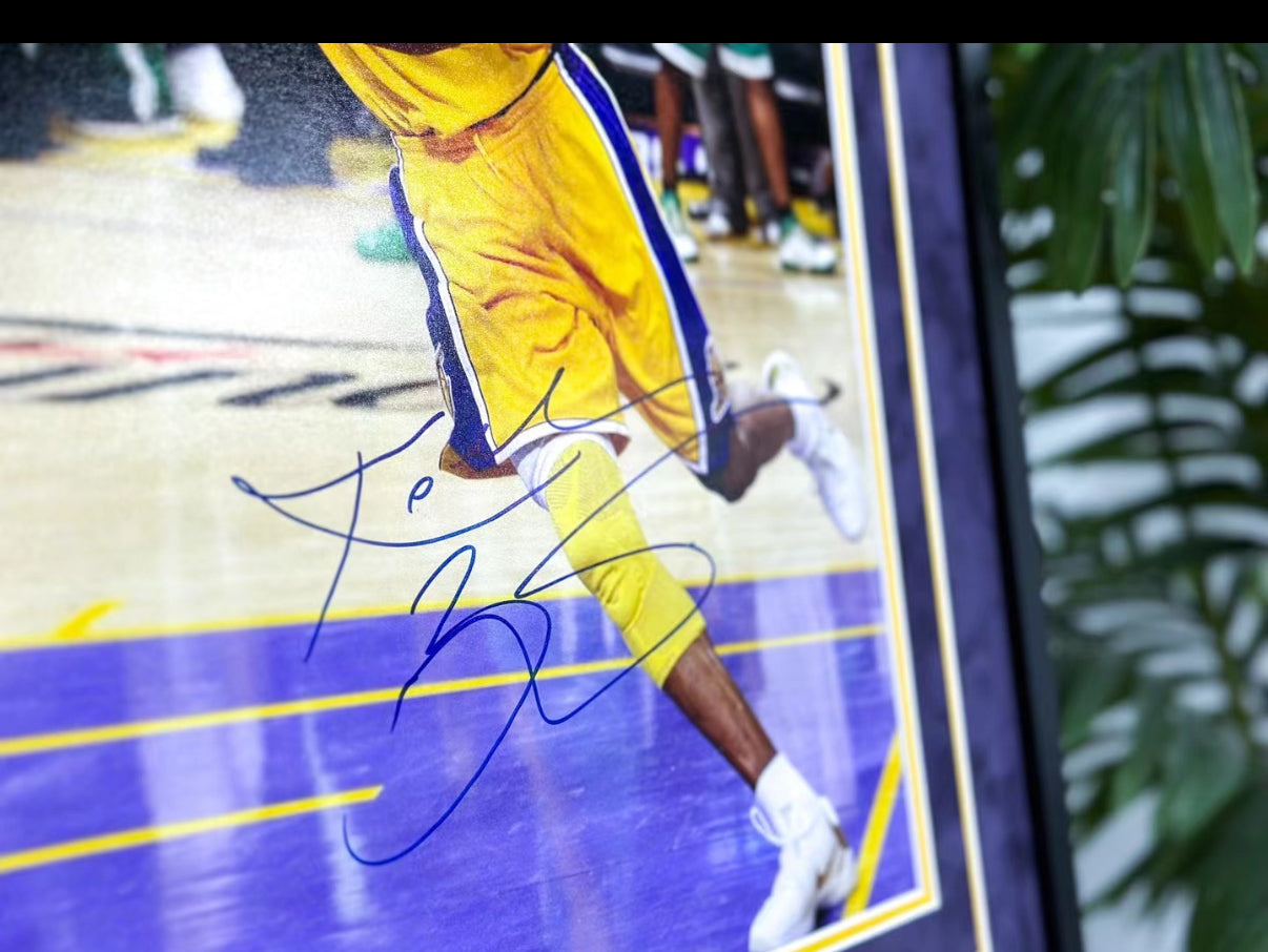 Kobe Bryant Poster with Personalized Custom Design Framed 000051