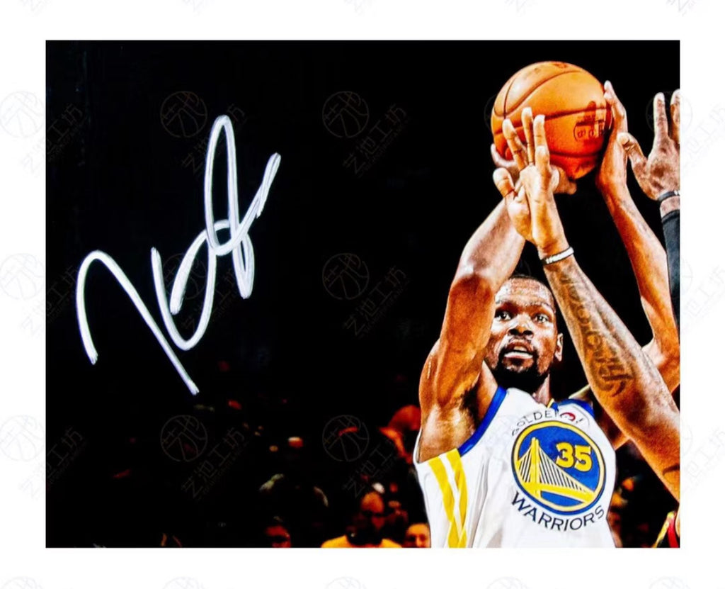 Golden State Warriors Kevin Durant Poster with Personalized Custom Design Framed00009