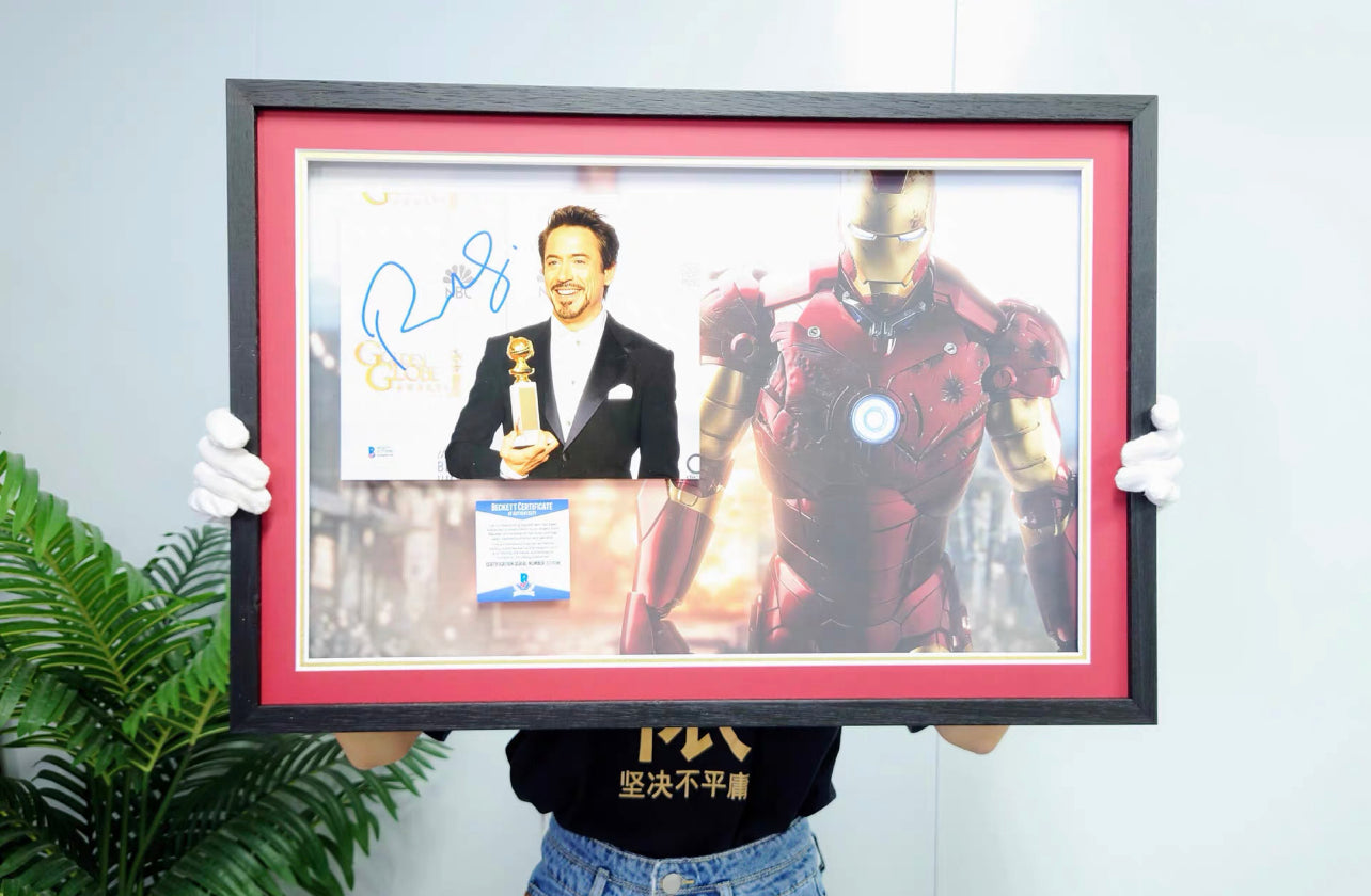Iron Man Sentimental Item with Personalized Custom Design Framed 000120