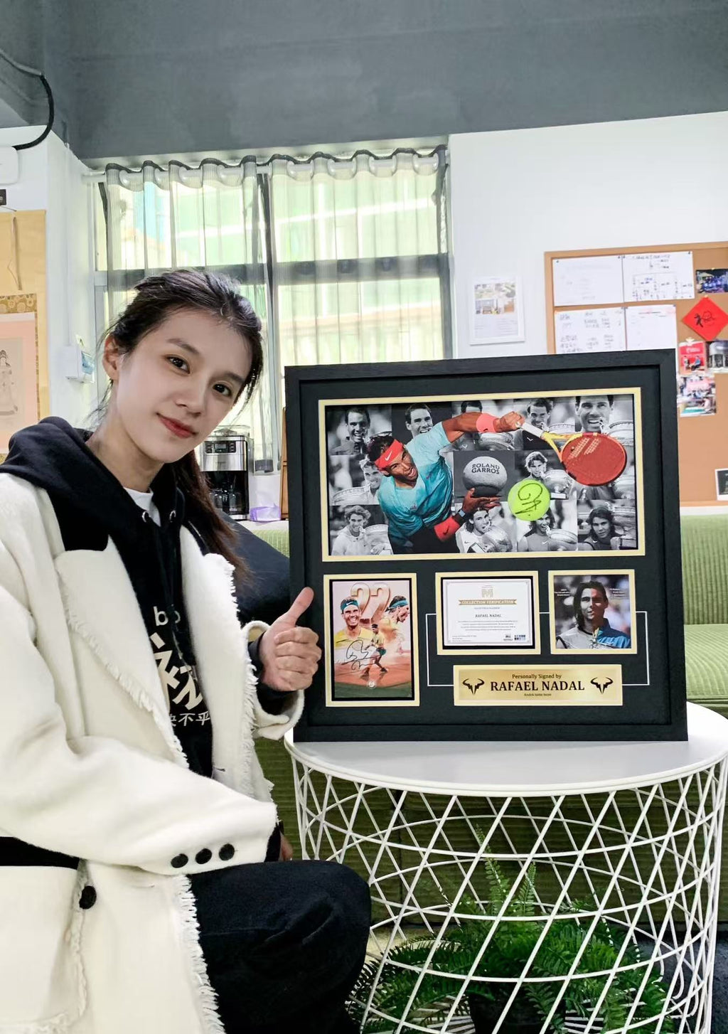 Tennis Custom Design Framing 000191