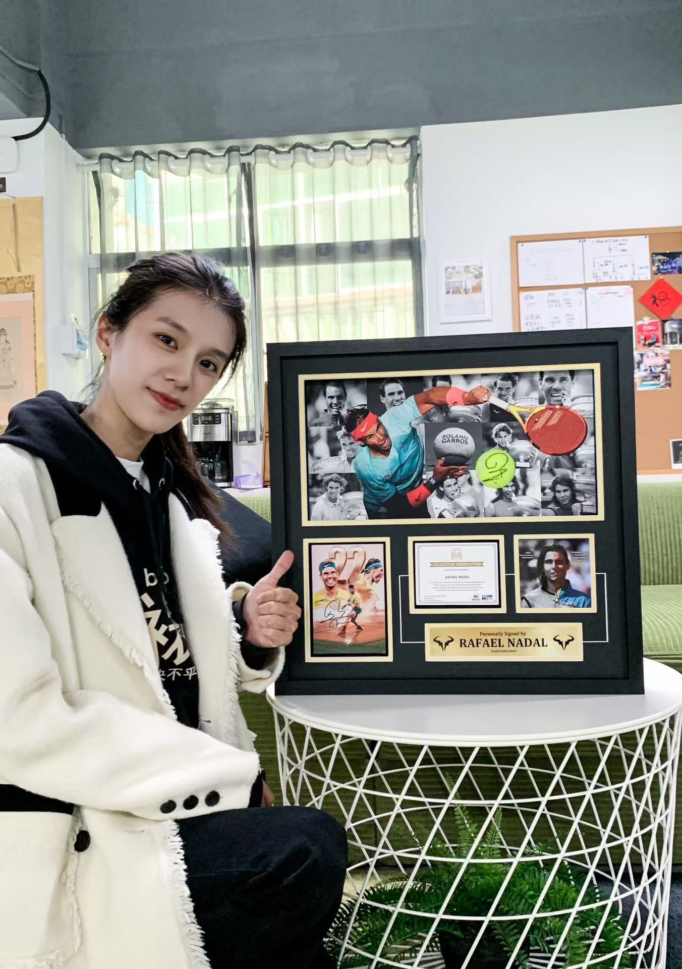 Tennis Custom Design Framing 000191