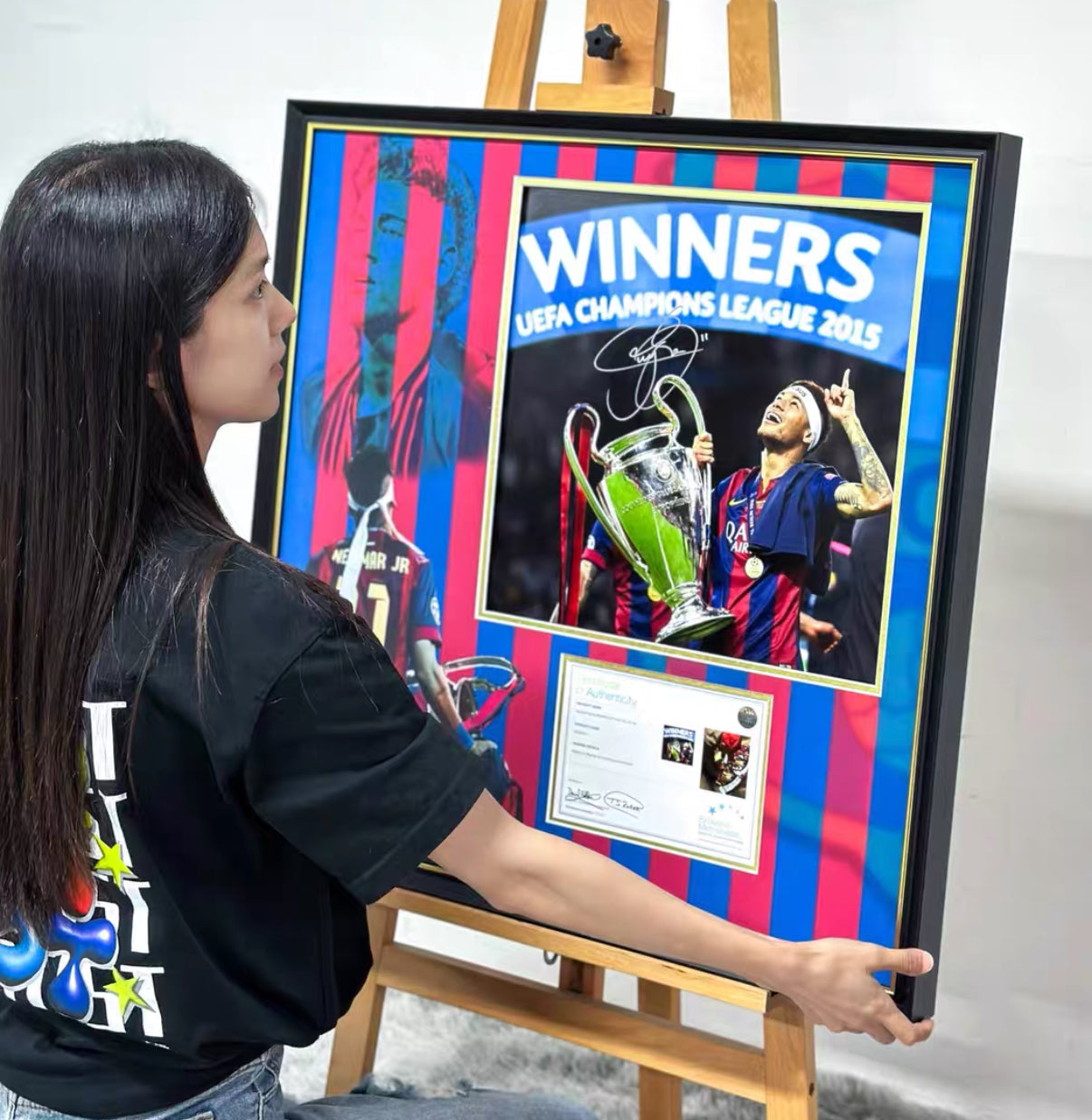 Poster with Personalized Custom Design Framed 000024