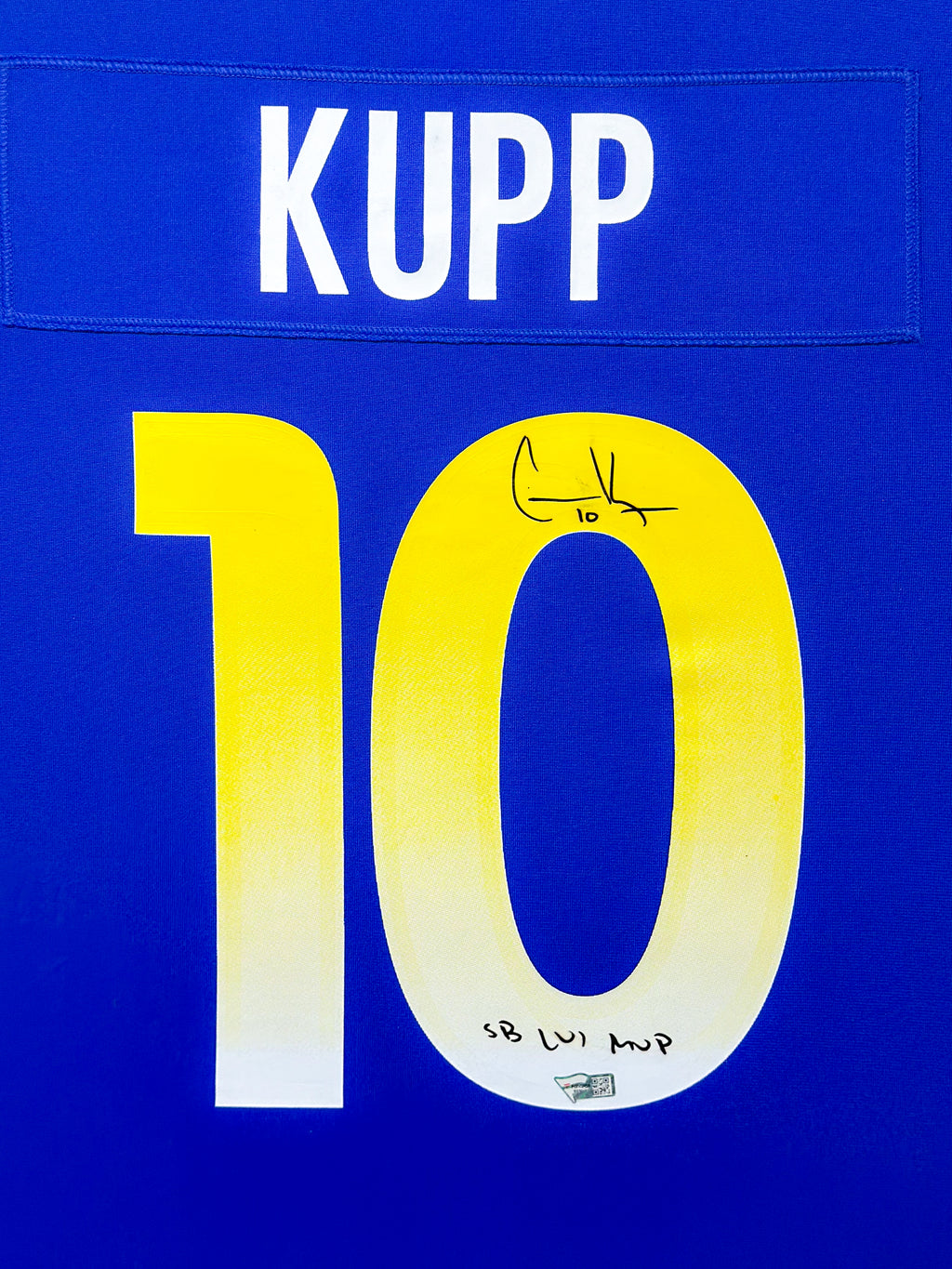 NFL Los Angeles Rams Cooper Kupp Signed Jersey Personalized Framed Display 000061