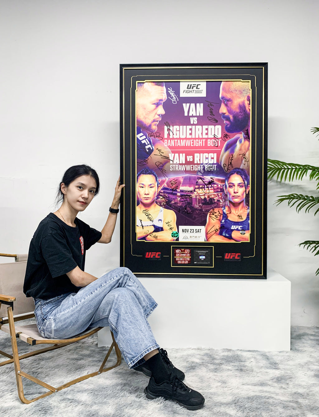 UFC Poster custom framing 000159