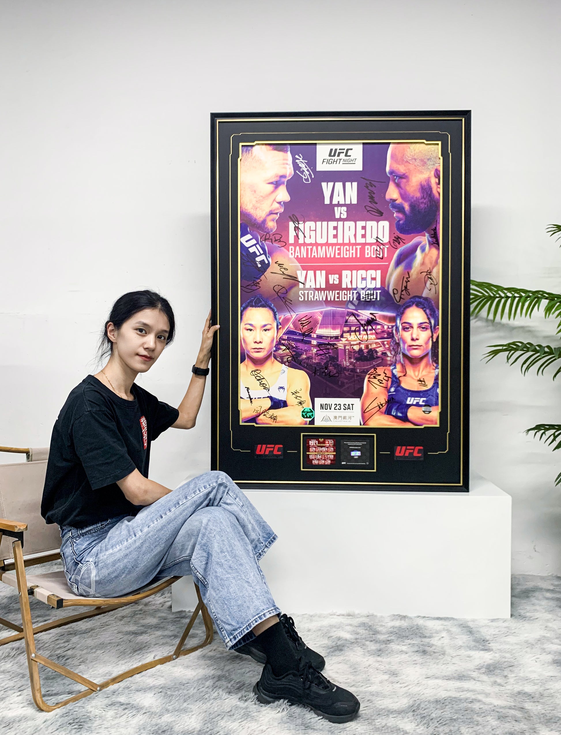 UFC Poster custom framing 000159