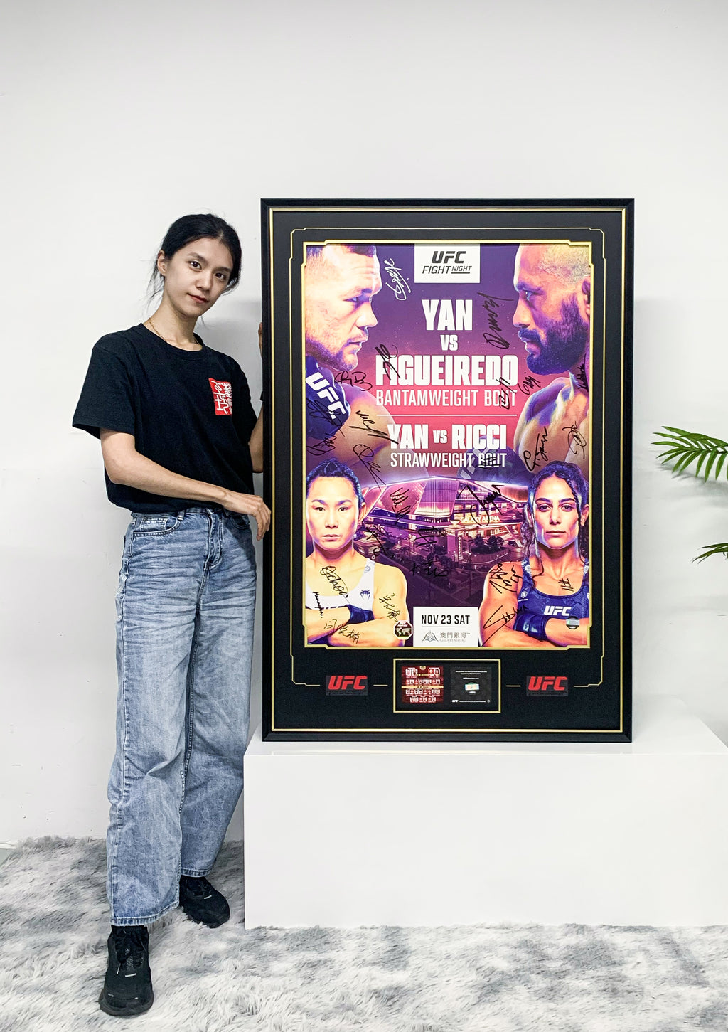 UFC Poster custom framing 000159