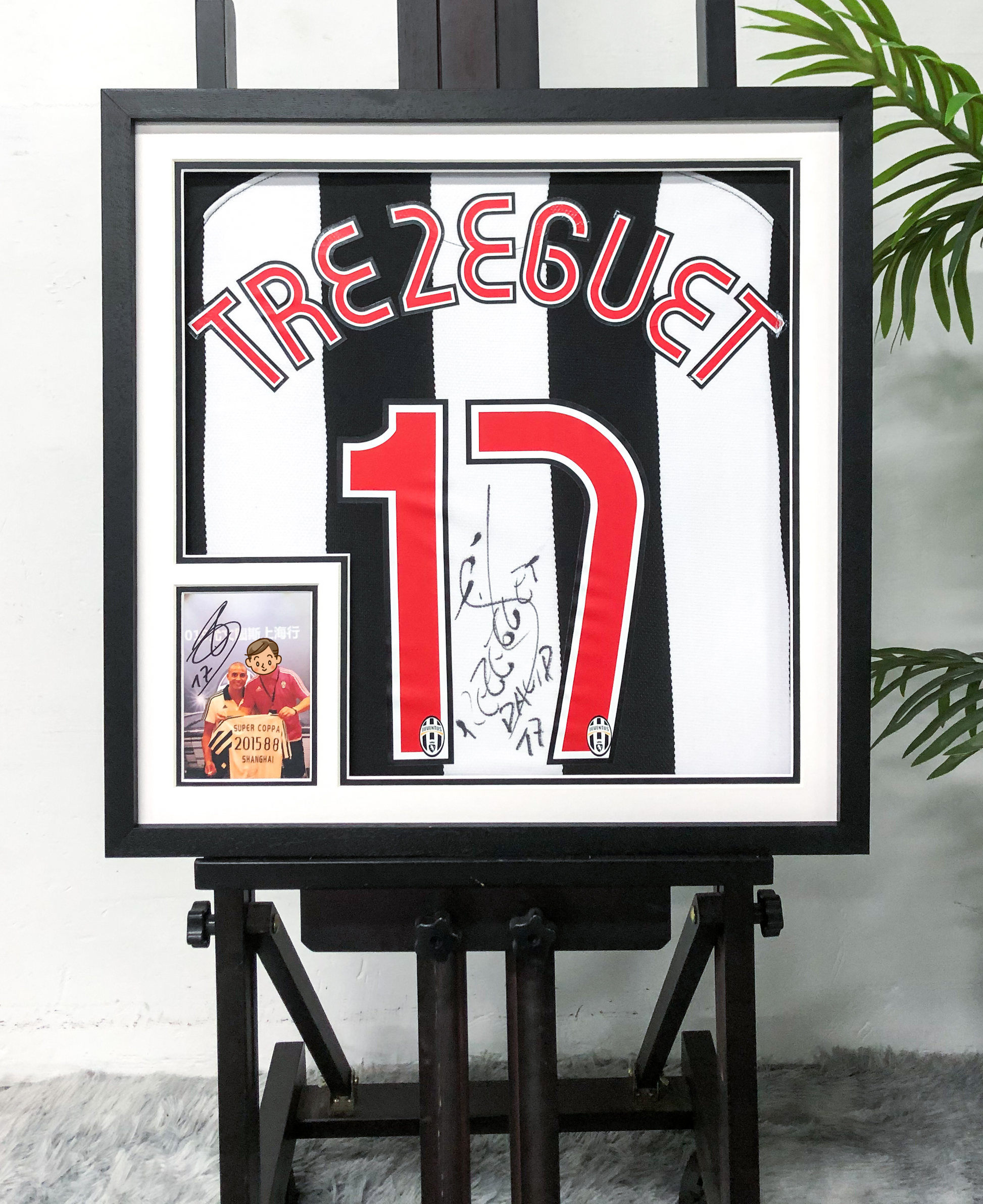 David Trezeguet Juventus FC Jersey Framing  0003
