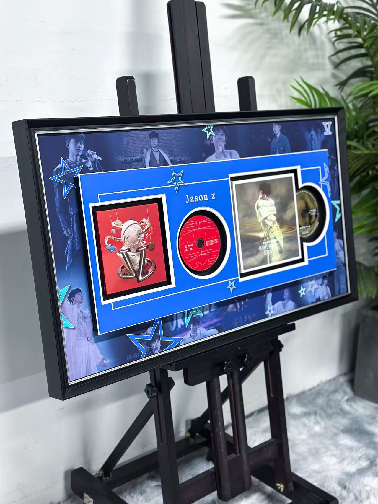 Record jason z Sentimental Item with Personalized Custom Design Framed 000125