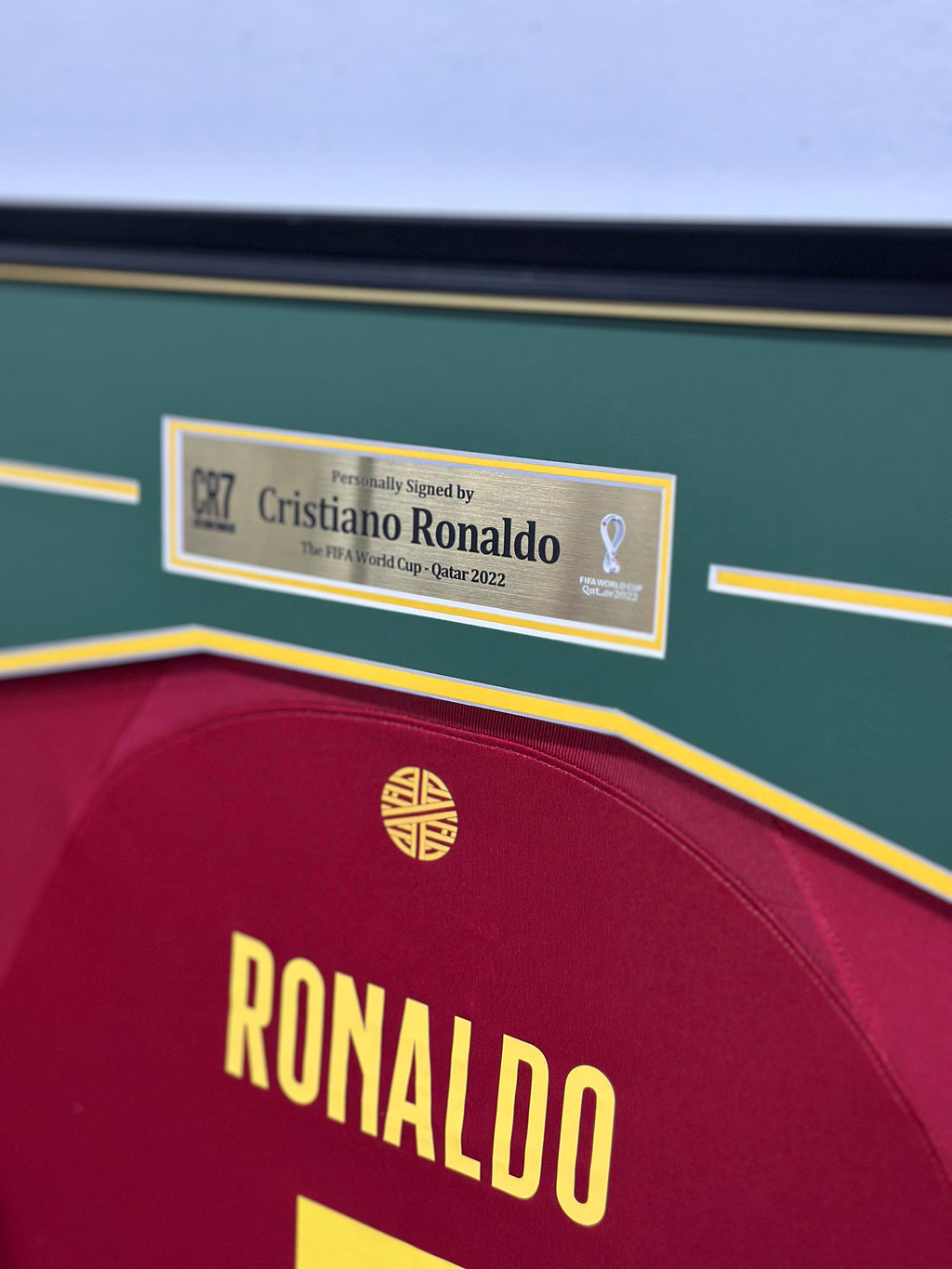 Cristiano Ronaldo&Lionel Messi Jersey  Framing 00027