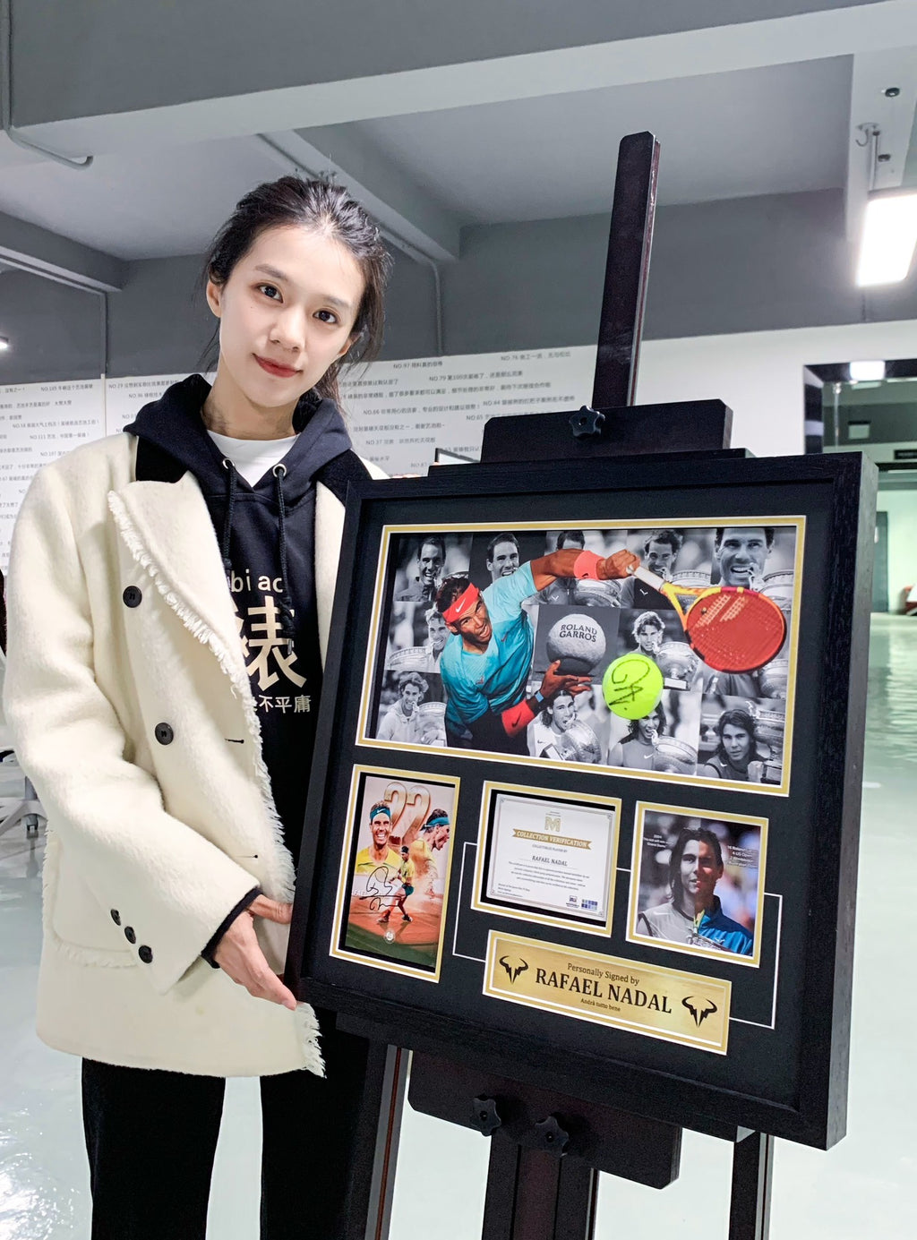 Tennis Custom Design Framing 000191