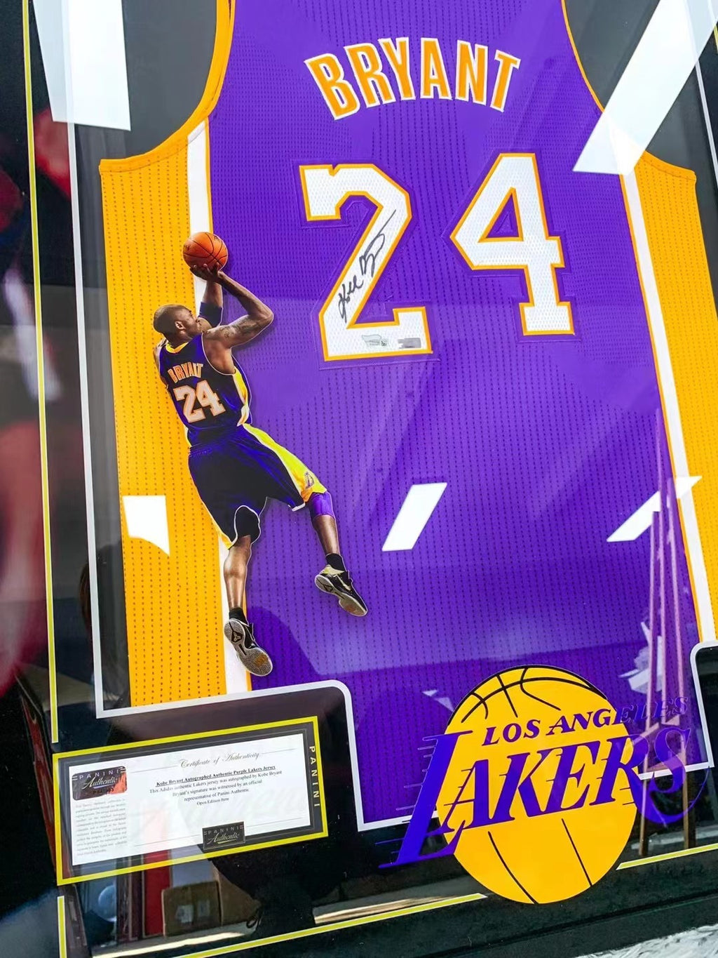 Kobe Bryant Los Angeles Lakers Jersey Framing  00086