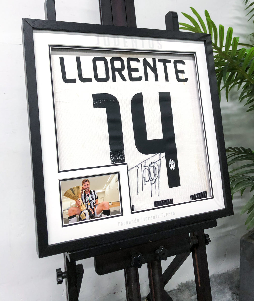 Fernando Llorente Juventus Jersey Framing  0002