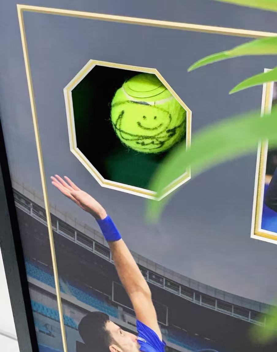 Tennis Custom Design Framing 000159