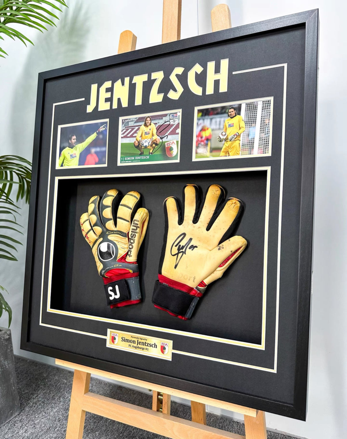 Simon Jentzsch Gloves Sentimental Item with Personalized Custom Design Framed000049