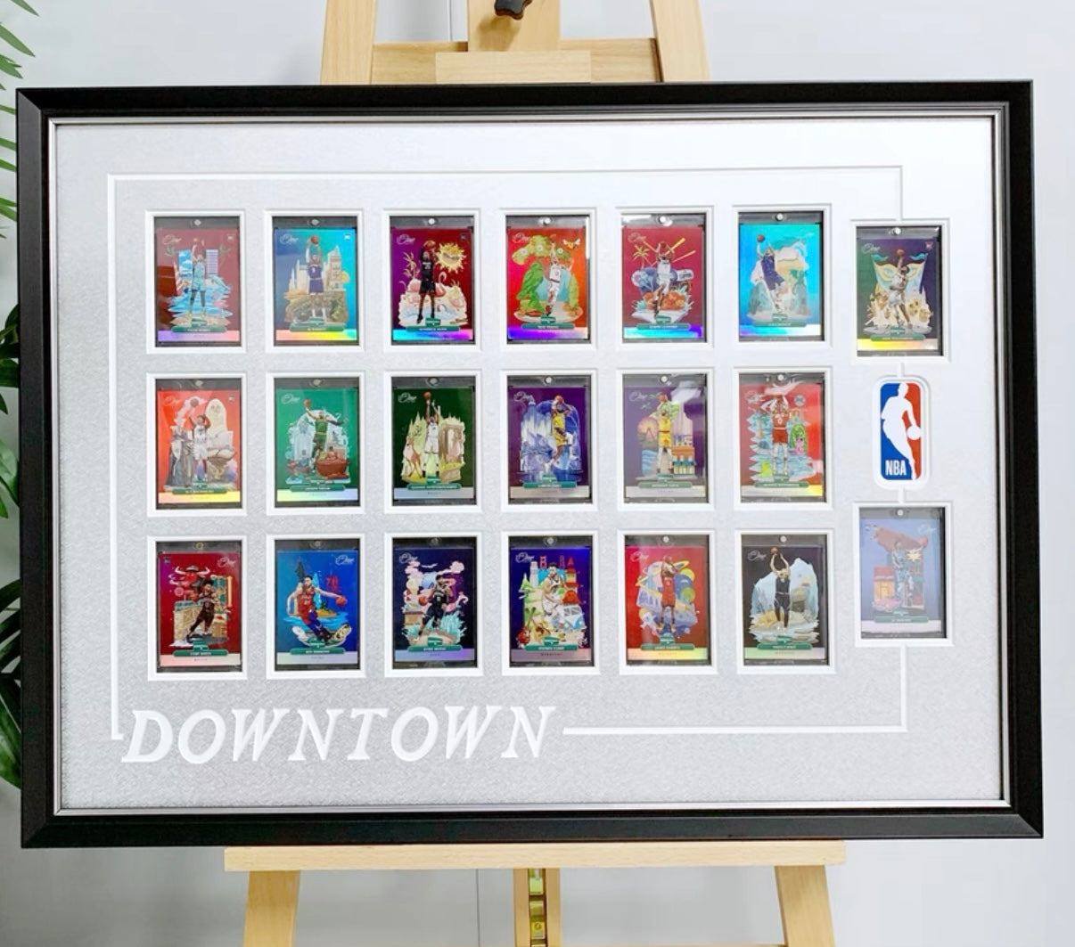 NBA Trading Card with Personalized Custom Design Framed00008