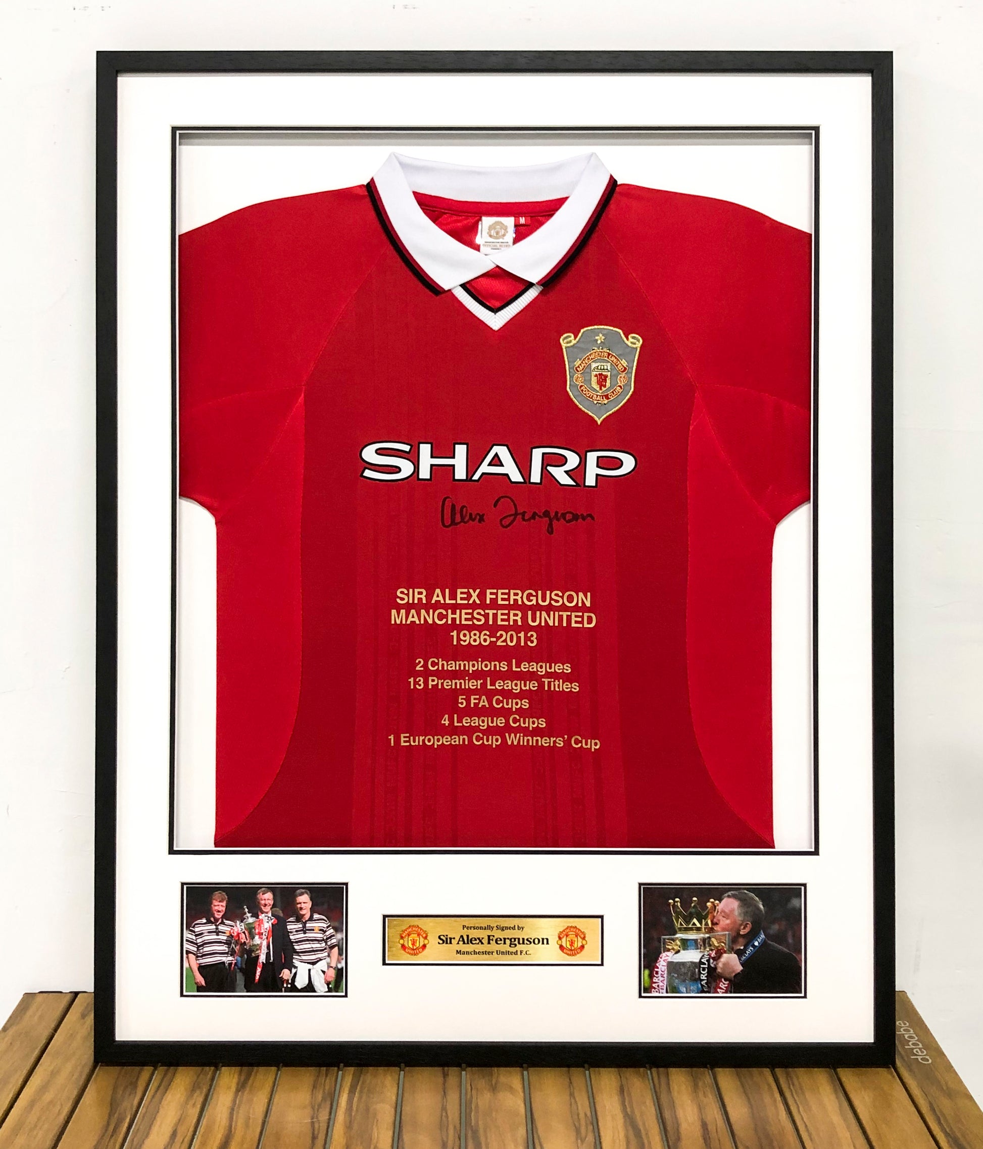 Sir Alex Ferguson Manchester United Jersey Framing 00033