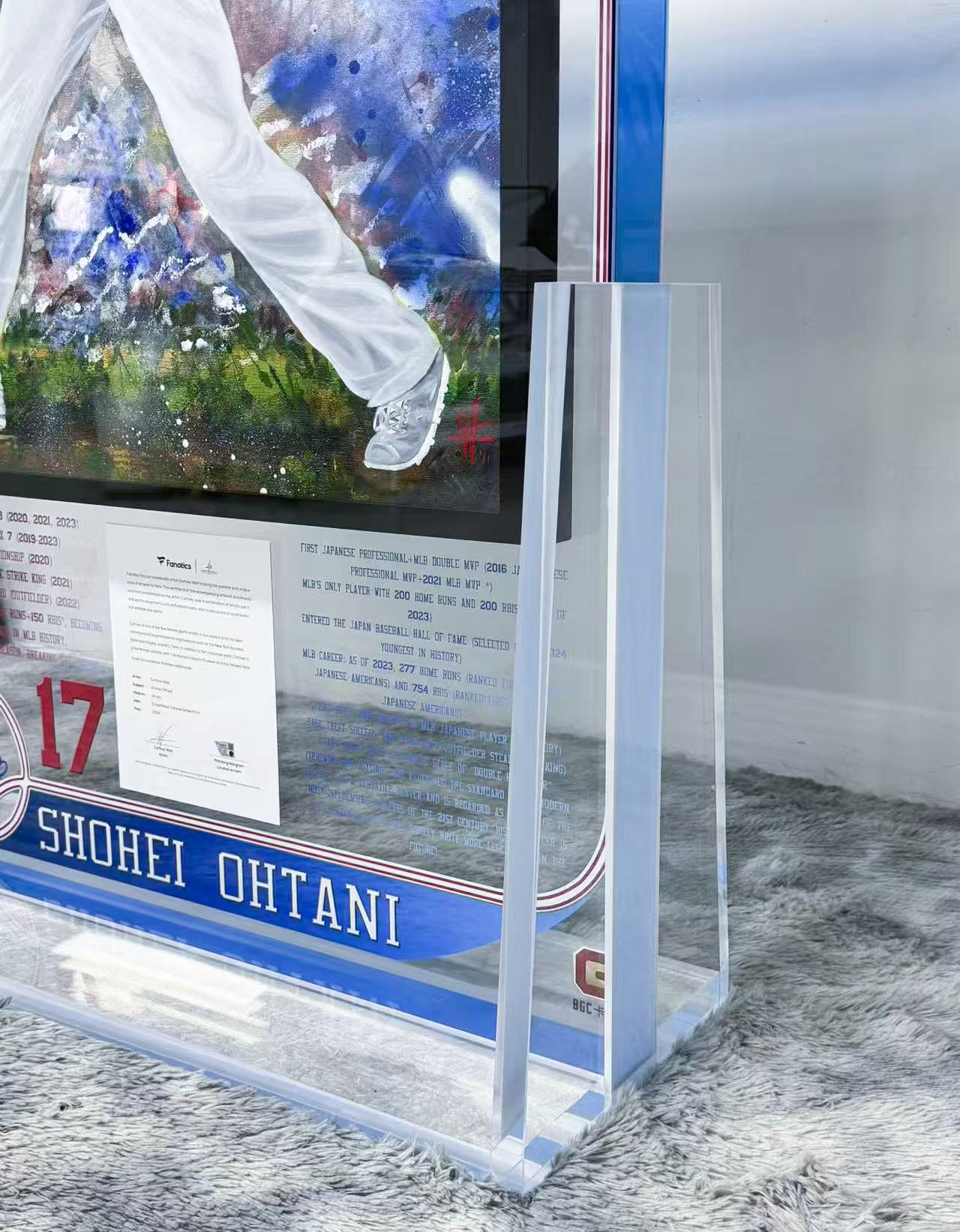 Shohei Ohtani 油畫個人化客製設計裱框000004