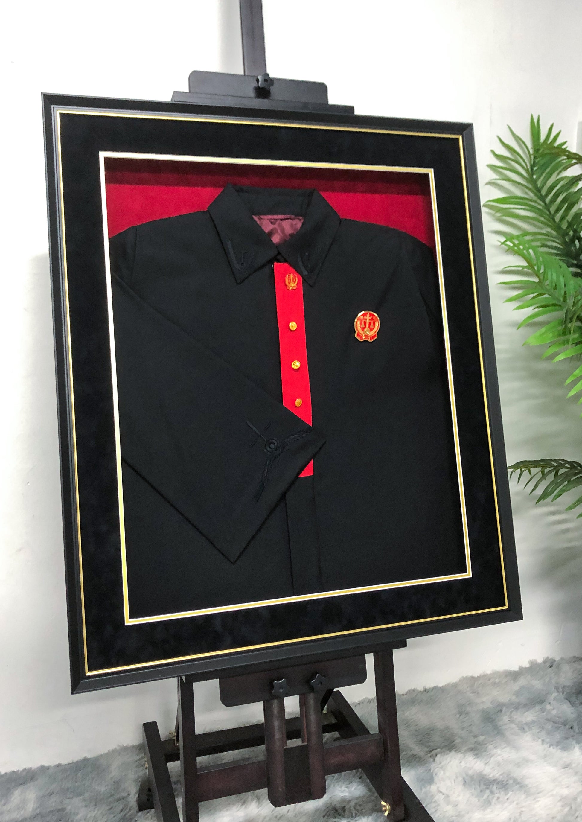 Judge's robes  with Personalized Custom Design Framed 00053