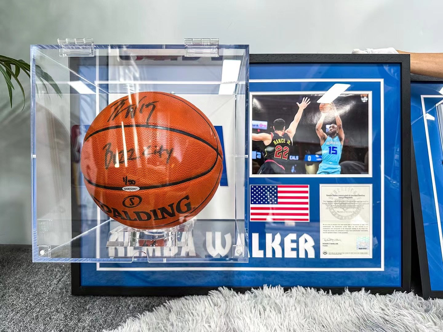 Ball Sentimental Item with Personalized Custom Design Framed 00065