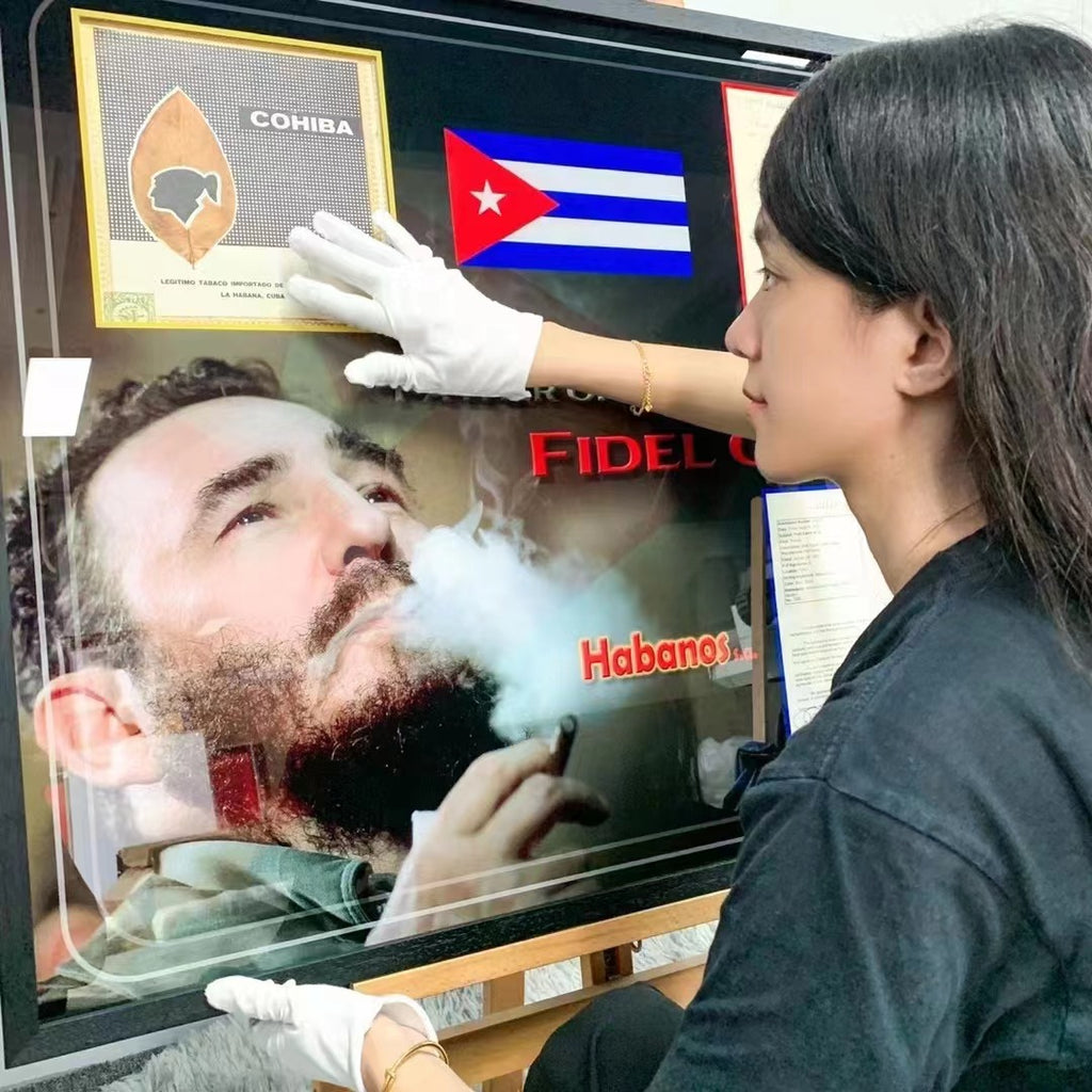 Fidel Castro Custom Framing 000226