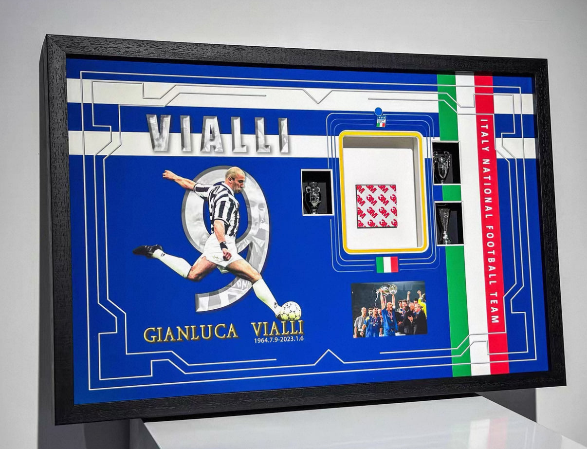 Gianluca Vialli player card Personalized Custom Framing 000054